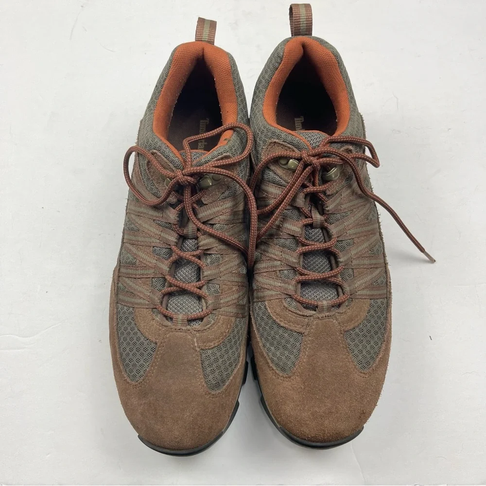 Timberland Men's Size 11.5 Mt. Maddsen Lite Low A1PV5 Brown Suede Hiking Sneaker